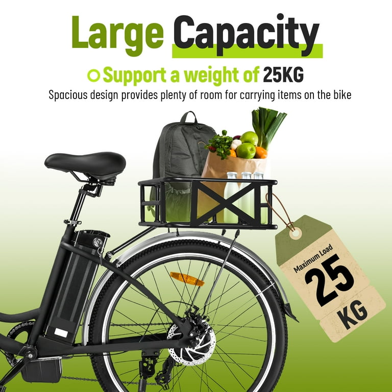 Kojem Bicycle Carrier: Electric Bike Rear Cargo Rack for Mukkpet - Main Image