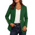 thumbnail image 6 of Breezora Women's Long Sleeve Single Button Blazer Work Suit Coat Casual Fall Office Jackets for Women, 6 of 7