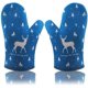 thumbnail image 1 of Manoplas para horno, agarraderas, manoplas para horno, manoplas para horno, manoplas para horno, manoplas para horno, manoplas para horno resistentes al calor, juego de 2 (azul). Afortunado Sencillez, 1 of 3