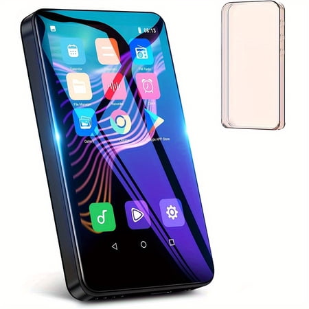Mp3 Player, 4.0" 720P Digital HiFi Music Video Player, USB C Android Streaming Music Player with Memory Expansion, Built-in APP Store, Full Touch Screen Portable MP4 Player with FM Radio