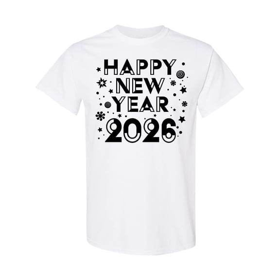Inktastic Happy New Year 2026 T-Shirt