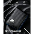 thumbnail image 2 of Comvin Slim Wallets for Men, Leather Mens Wallet RFID Blocking Front Pocket Bifold Wallet Credit Card Holder Compatible with Apple AirTag for Mens Gifts, 2 of 7