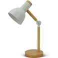 thumbnail image 1 of Desk Lamp for Home Office, White LED Reading Light, 3 Color Adjustable Bedside Table Lamp for Kids, Nightstand, Task, Bedrooms, Study (Wooden), 1 of 1