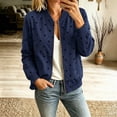 thumbnail image 5 of Womens Bomber Jackets Casual Lightweight Polka Dots Print Spring Fall Daily Wear Travel Zip Up Cardigan Jacket, 5 of 8