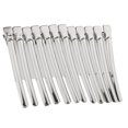 thumbnail image 2 of 12 Pcs de Pinces à Compartiments Pince à Cheveux Coiffeur Pince à Cheveux Aluminium Professionnel. Pinces à Cheveux - S, 2 of 8