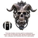 thumbnail image 5 of Decoración Del Hogar De Halloween Nueva Joyería De Resina Punk Satan Skull Sheep Head Decoración De La Pared Colgante Artesanía De Resina Suministros Divertidos Para Las Vacaciones Monstrate HA018255-00, 5 of 6