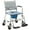 Gray, variant on HOMCOM Rolling Shower Wheelchair, Bedside Commode Toilet Chair for Seniors