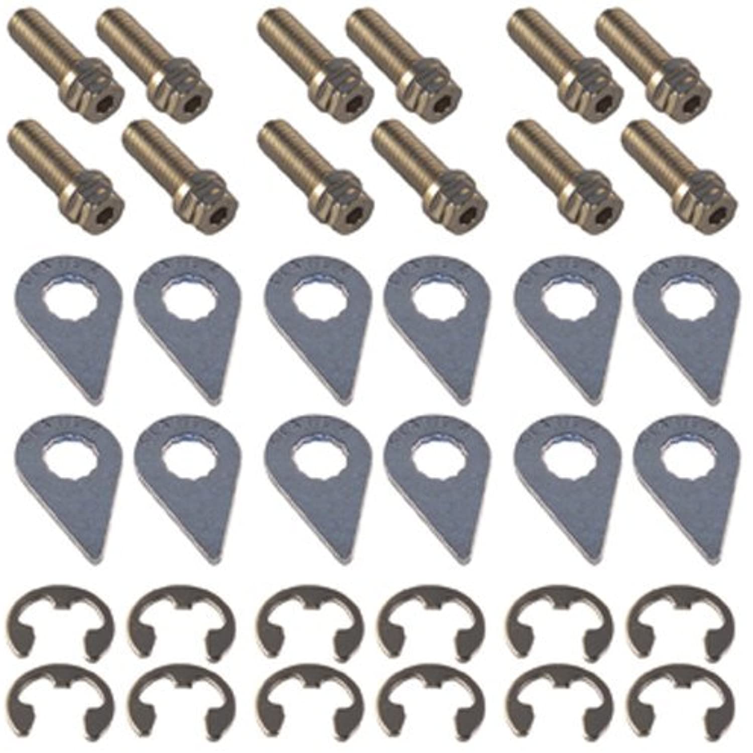 Stage 8 8916A Locking Header Bolts 3/8-16 in - 1.000 Long - Hex Head - Set of 12