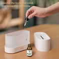 thumbnail image 6 of Flame Aroma Diffuser, Usb-Powered Cool Mist Humidifier With 7-Color Led Lights, Portable Aromatherapy Machine For Home Bedroom Office, White, 6 of 7