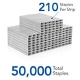 thumbnail image 2 of Swingline Standard Staples, 1/4" Length, 210 Per Strip, 5,000 Per Box, 10 Box Pack, 2 of 2