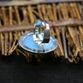 thumbnail image 5 of Natural Chakra Crystal Oval Irregular Ring Quartz Opening Jewelry Healing Reiki, 5 of 8