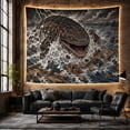 thumbnail image 6 of Ocean Waves Distress with Wooden Rafts Debris Being, Mystical Fantasy for Space Lovers, Galaxy Room Decor, Thanksgiving Hostess Gift, Tapestry Wall Hanging for Bedroom and Dorm, 6 of 7
