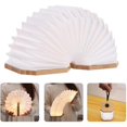 thumbnail image 4 of Soidarity Novedad, luz de libro de madera, luz de órgano plegable, luz nocturna recargable por USB, lámpara de de madera, regalo creativo, Accesorios para instrumentos musicales Soidarity OD013884-00, 4 of 6