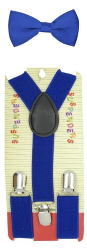 Suspender Bow Tie Matching Baby Toddler Kids Boys Girls Child Black Music Notes
