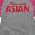 thumbnail image 3 of Instant Message - Phenomenally Asian - Toddler & Youth Girls Raglan Graphic T-Shirt, 3 of 6