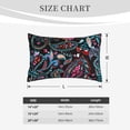 thumbnail image 4 of Pofeuu Paisley Print Polyester Microfiber Plush Pillowcases, Super Soft and Cozy Pillow Case Covers with Envelop Closure（Pillow core not included）-16"x24", 4 of 6