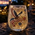 thumbnail image 4 of BBilaBu Patriotic Stemless Wine Glasses,Independence Day Wine Glass,for 4th of July Gifts Party Supplies Kitchen Decorations, 4 of 7