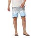 thumbnail image 4 of Pantalones cortos de playa impresos de verano con cordón de contraste INSPIRE CHIC para hombres Gris 32, 4 of 6