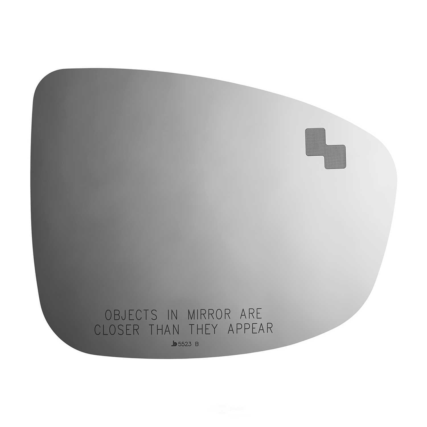 Burco Side View Mirror Replacement Glass - Clear Glass - 5523B