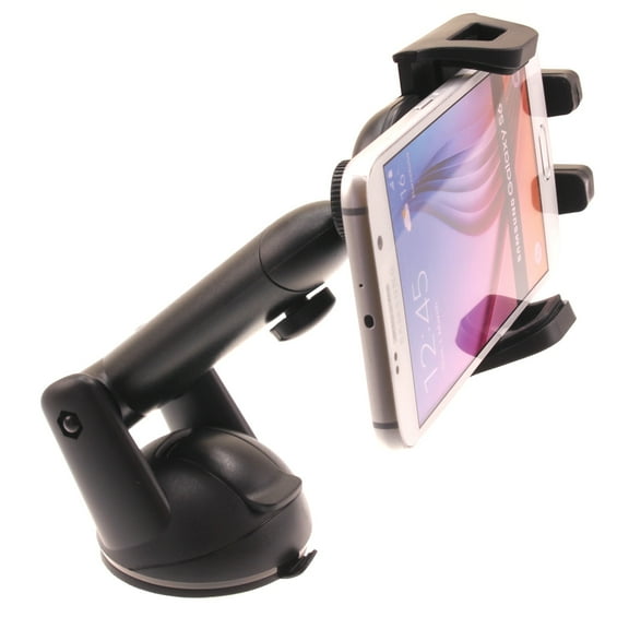 Dash Car Mount for Cricket Debut S3, Icon 6 - Windshield Holder Telescopic Cradle Swivel for Cricket Debut S3, Icon 6