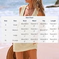 thumbnail image 3 of Erwazi Womens Hllow Out Cover Up Backless Sleeveless Loose Trendy Vacation Beach Cami Dresses, 3 of 6