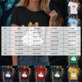 thumbnail image 3 of TOWED22 Halloween Shirts for Women Cute Ghost Graphic Tees Fall Crewneck Short Sleeve Costumes Autumn Party Graphic T-Shirt(Navy,L), 3 of 8