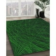 thumbnail image 2 of Ahgly Company Indoor Rectangle Patterned Green Area Rugs, 5' x 7', 2 of 6