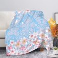 thumbnail image 1 of Turtle Blanket Aztec Throw Blanket Soft & Lightweight Cherry Blossom Blanket Weighted Blankets for Adults Premium All Season Washable Blankets & Throws 50"x60", 1 of 6