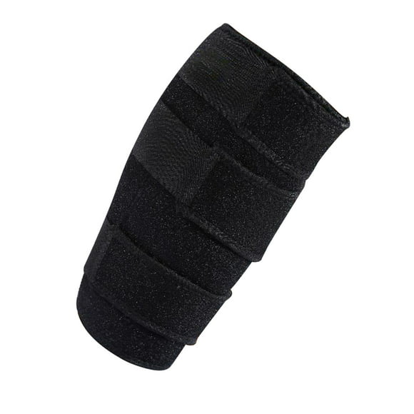 Calf Sleeve Support, Universal Size Shin Splint Sleeve, Three Locking Straps for Fastening Universal for Both Left and Right Leg Adjustable Compression for Muscle Strains Sprains