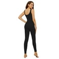 thumbnail image 3 of DODOING Shaper Jumpsuit for Women Shapewear Workout Sleeveless Body Shaper Square Neck Sports Romper, 3 of 8