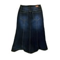 thumbnail image 5 of Fashion2Love Women's Juniors/Plus Size Middle - Length Stretch Denim Pencil Skirt, 5 of 7