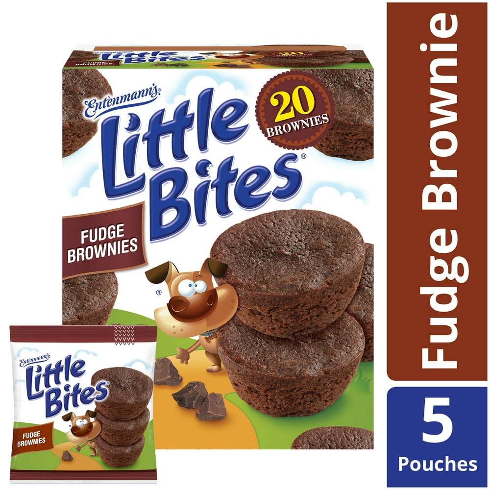 Entenmann’s Little Bites Fudge Brownies, 5 Pouches per Box Walmart