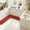 Red, variant on L-Shaped Kitchen Rug, Super Absorbent Kitchen Mats, Anti-Slip Printing Corner Mat for Home, Kitchen, L-Shaped Bath Mat, Machines Wash Kitchen Carpet for Cooking