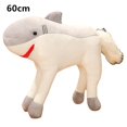 thumbnail image 1 of Big Horse Shark Series Plush Toy Stuffed Shark Cat Creative Peluche Animals Horse Body Throw Pillow Home Decor Trick Cushion60 Deng Xun unisex, 1 of 2