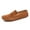 Brown, variant on Big Size Men's Casual Loafers Slip On Leather Shoes Comfortable Lightweight Driving Shoes Male Moccasins Classic Penny Loafer Flats Boat Shoes Outdoor Walking Shoes