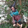 thumbnail image 3 of 12 Inch Halloween Decor Witch Props Laughter Control Horror Hanging Decoration, 3 of 4