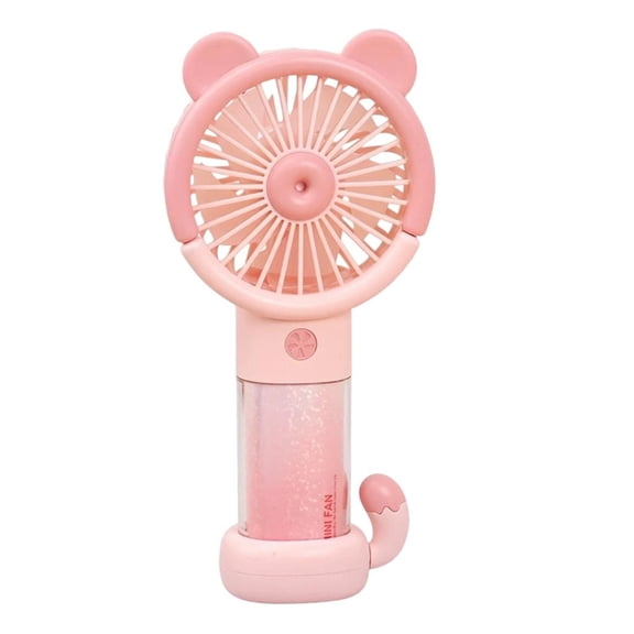ZELVINN Multipurpose USB Handheld Fan Portable Colorful Lamp 500Mah Battery for Outdoor Adventures Indoor Comfort
