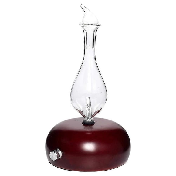 25ML Solid Wood Glass Automatic Aroma Diffuser Silent Essential Oil Atomizing Air Humidifier for Bed