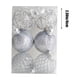 thumbnail image 3 of Adornos navideños, juego de 6 adornos navideños irrompibles, varios estilos, para árboles de Navidad y otras fiestas. Bolas decorativas navideñas., 3 of 6