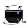 thumbnail image 4 of FEIMINA Patent Leather Handbag,Leather Crossbody Bags For Women,Small Chain Purses And Shoulder Bag (Grey), 4 of 9