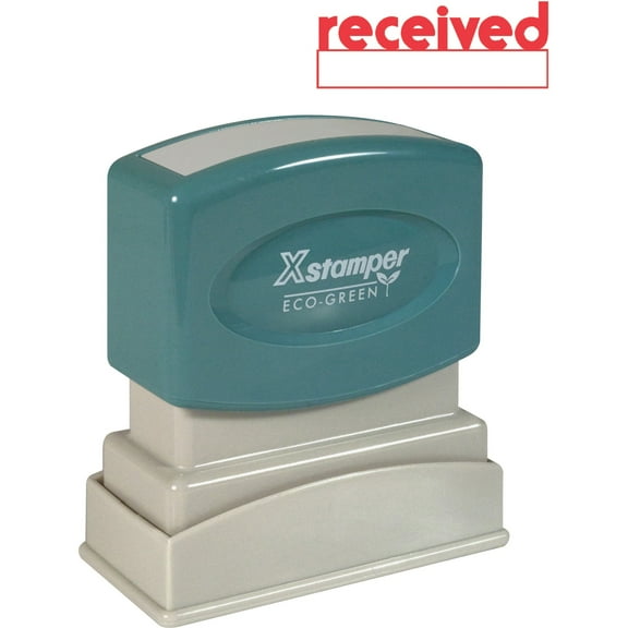 Xstamper, XST1223, RECEIVED Window Title Stamp, 1 Each
