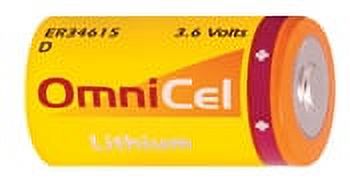 OmniCel D Size 3.6V Lithium Battery w/Standard Contacts - Pack of 4 + Free Shipping