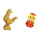 thumbnail image 5 of Escultura de pollo, figura de resina, estatua de animal, adorno de serpiente, decoración coleccionable, adecuada para dormitorios, salas de estar, ofi, 5 of 8