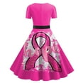 thumbnail image 3 of Ketyyh-chn99 Robes pour Femmes Été Décontracté Plage Robe d'Été Unie Coupe Droite pour Vacances Robe de Plage à Enfiler Rose Vif,TG, 3 of 4