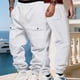 thumbnail image 1 of Ceisia Men's All-Season Solid Color Workwear Gift Sweatpants - Elastic Waistband Drawstring Pocket Oversized Comfort Pants, 1 of 9