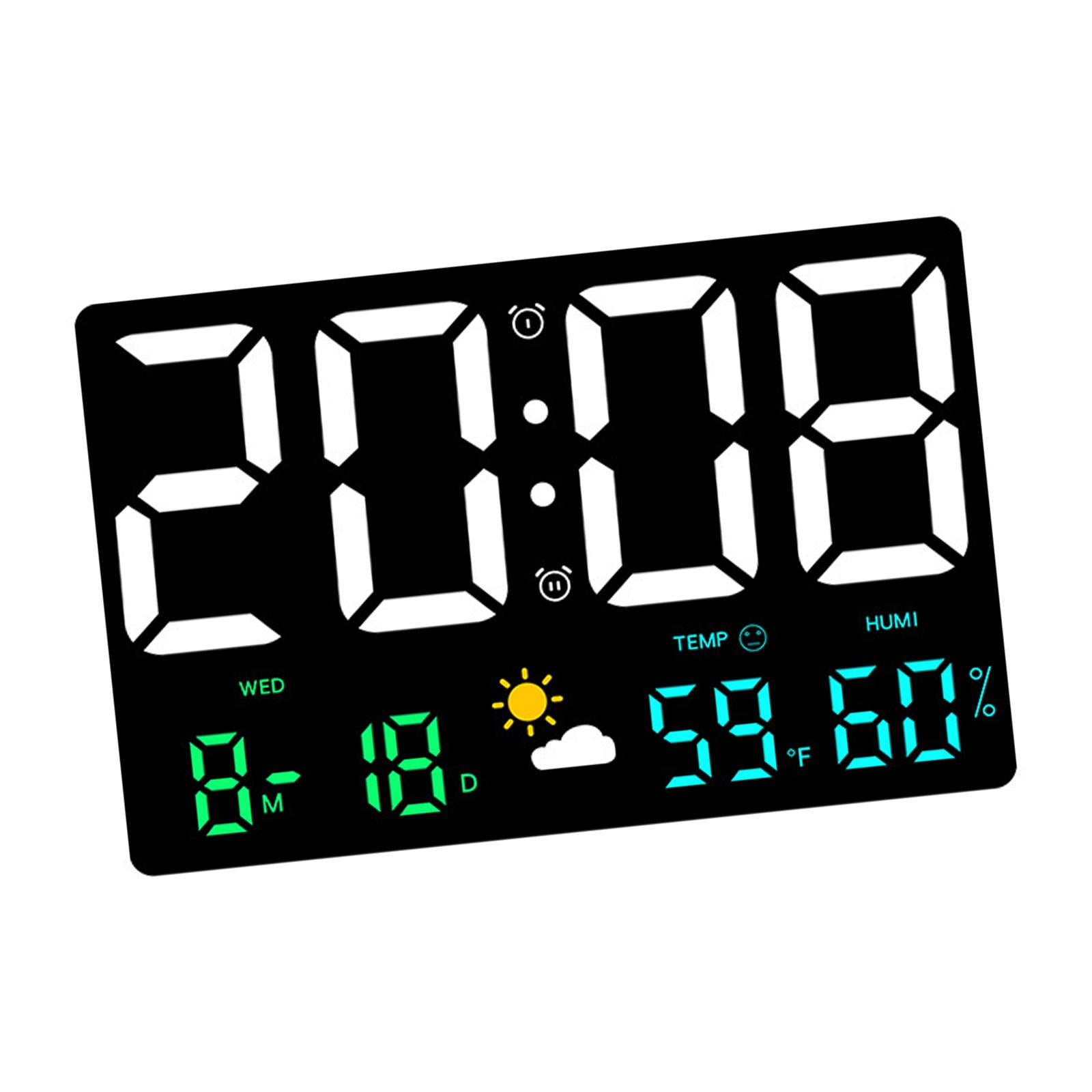 Digital Wall Clock, Digital Clock Large Display with Jamaica Digital Wall Clock, Digital Clock Large Display with Jamaica