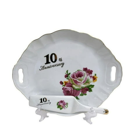 

10th Anniversary Plate Set