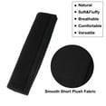 thumbnail image 2 of Motoforti 4 Pcs Flannel Car Shoulder Seatbelt Pad Covers Universal Black 23x6cm, 2 of 7