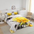 thumbnail image 2 of YST, Chrysanthemum Collection, Flower Comforter Set, Cute Animal Theme, Queen, 2 of 5