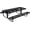 Black, variant on Coated Outdoor Furniture Heavy-Duty Portable Outdoor Kids Table, Expanded Metal Kids Picnic Table, Commercial-Grade Picnic Table, Made in America (6ft Rectangular, Childrens, Textured Sand)